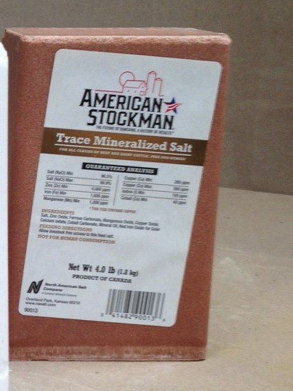 AMERICAN STOCKMAN® TRACE MINERALIZED SALT block