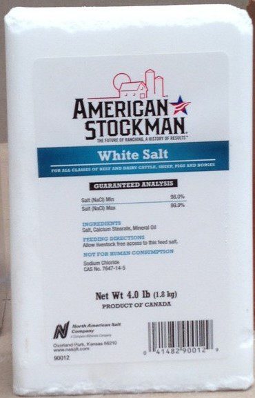 American Stockman® White Salt block